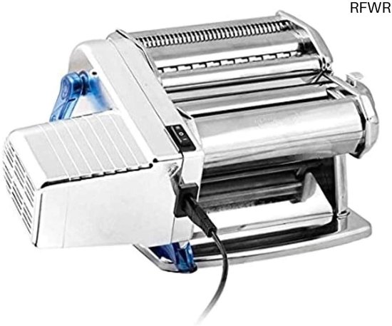 RFWR® Elektrische Pastamachine 650 roestvrij staal - Geschikt voor verschillende pasta diktes van RFWR