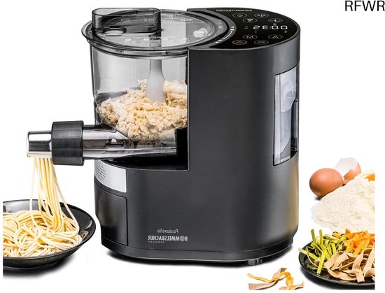RFWR® Elektronische Pastamachine met Weegschaal en 8 Programma's voor Verse Pasta