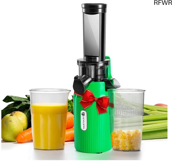 RFWR® Essentiële Slow Juicer met Koude Pers Technologie - 60 RPM Sapcentrifuge van RFWR