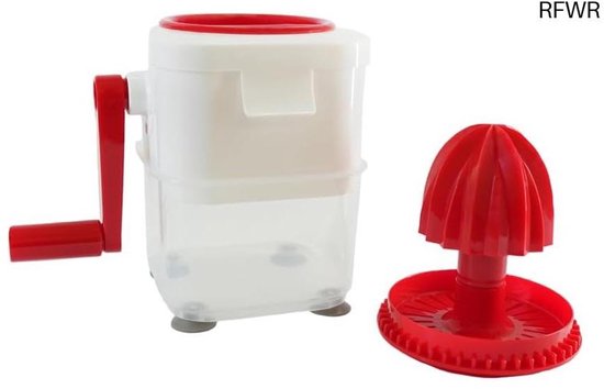 RFWR® IJs Crusher en Sap Squeezer Rood en Wit van Merkloos