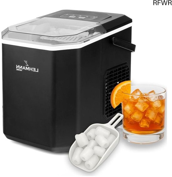 RFWR® IJsblokjesmachine voor Thuis en Feestjes - Snelle IJsproductie in Slechts 6 Minuten van RFWR