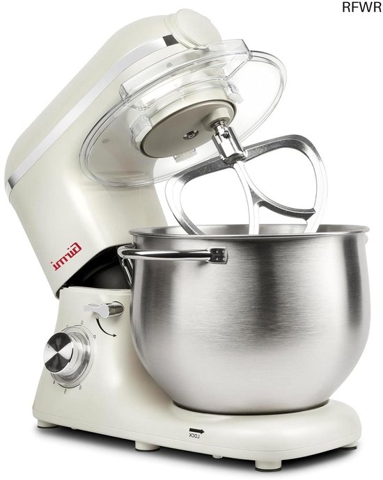 RFWR® Kneedmachine 2200W met 8 liter RVS Container en 6 Snelheden van Merkloos