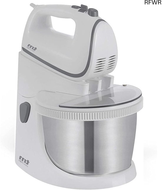 RFWR® Kneedmachine 450 W met 2,5 L kom, kneedhaak en garde – Ideaal voor bakken van Merkloos