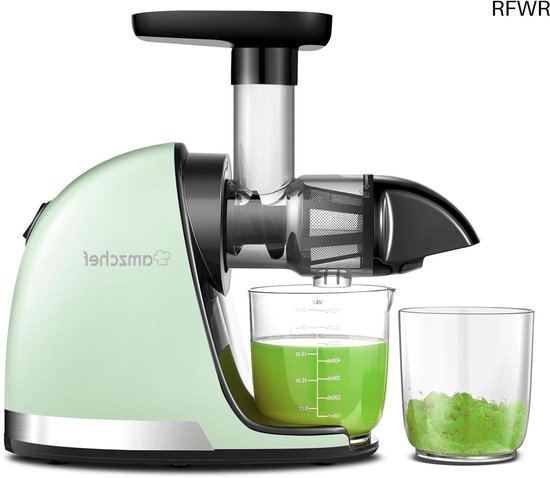 RFWR® Koude Pers Slow Juicer Machine - Elektrische Juicer voor Groenten en Fruit - Hoge Sapextractie zonder Pulp - Voor Gezonde Sapcreaties van RFWR