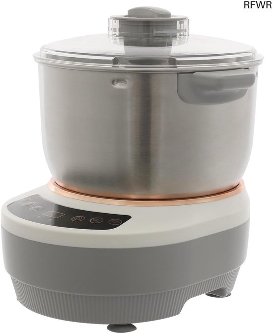 RFWR® Krachtige Deegkneedmachine met Digitale Bediening - 7L, 250W, Ideaal voor Brood, Pizza en Cake van RFWR