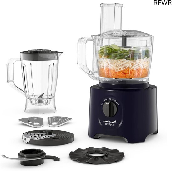 RFWR® Multifunctionele keukenmachine met 800 W, 25 functies en 6 accessoires – Compact en gebruiksvriendelijk van Merkloos