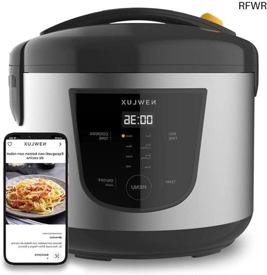 RFWR® Multifunctionele Keukenrobot 5 Liter met Programmeerbare Functies en Warmhoudfunctie van RFWR