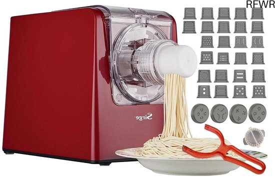 RFWR® Pastamachine met 30 opzetstukken en accessoires voor ravioli van RFWR