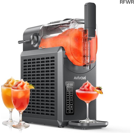 RFWR® Slushie machine voor thuis zonder ijs - 64 oz, zelfreinigend, professionele drankenmaker met 5 programma's van Merkloos