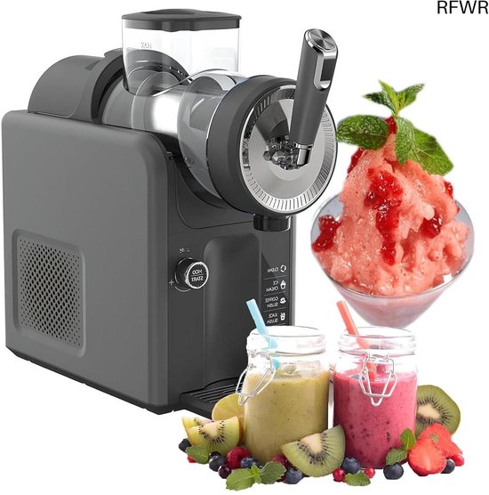 RFWR® Slushmachine 1,8L - 5-in-1 Slushmaker met Snelkoeling en Automatische Reiniging van Merkloos