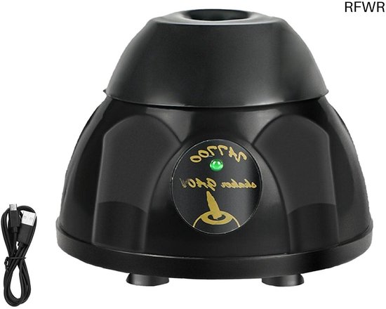 RFWR® USB Oplaadbare Inktmixer voor Tattoo en Nagels - Hoge Snelheid 5200 RPM met 6 Zuignappen van RFWR