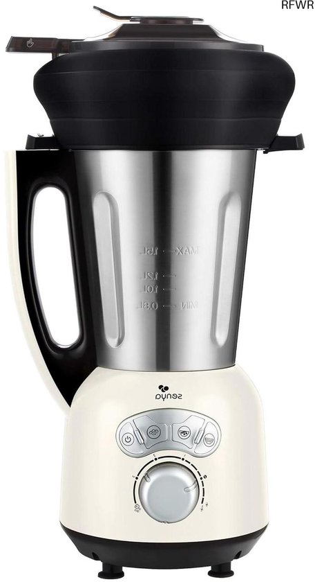 RFWR® Verwarmingsblender 1,5L met Stoommand en Multifunctionele Mixfuncties van RFWR