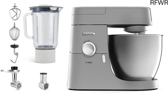 RFWR® Zilver 6.7L Keukenmachine met 1200W Motor – Voor Koken, Bakken en Mixen van RFWR