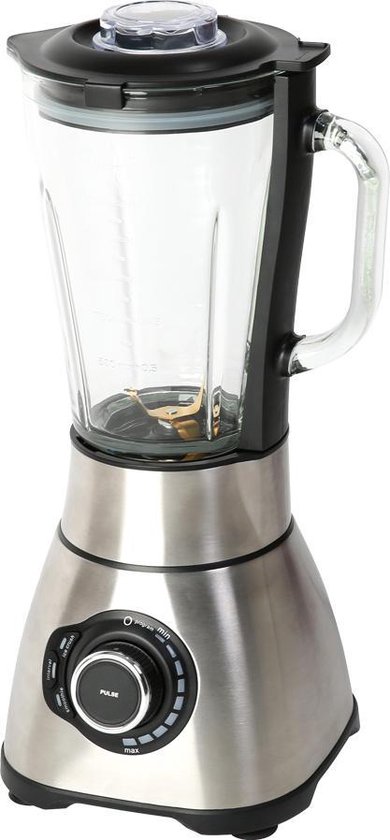 RGV 111202 blender 1,75 l Blender voor op aanrecht 1800 W Zwart, Roestvrijstaal van Merkloos