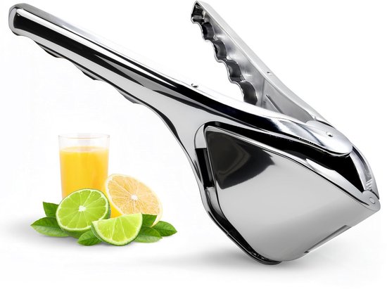 Rivv Handmatige Citruspers RVS - Grote Professionele Citruspers - Extra Brede Perskop - Ergonomische Handpers voor Citroen, Limoen & Sinaasappel van Merkloos