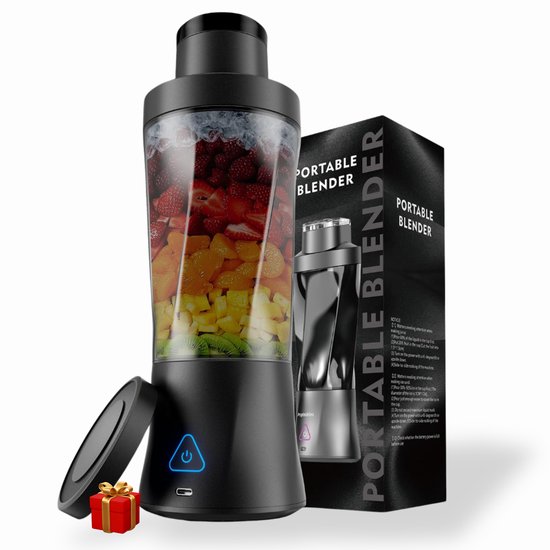 RJD Blender To Go - Draagbare Blender - Smoothie Maker - Portable & Draadloos - 650 ML - 360W van RJD