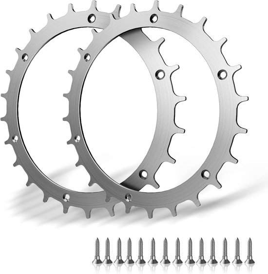 Robotmaaier spikes voor Bosch Indego XS 300 400 500 M700 uitgebreid ontbraamd incl. tractieverbetering voor robotmaaier 14x roestvrijstalen schroeven spikes voor accessoires