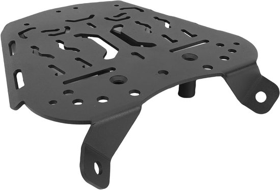 Robuuste achterste tailbox basisplaat van koolstofstaal voor motorfietsen, ideaal voor topkoffer montage en bagagebevestiging, geschikt voor ZONTES 368G 501G