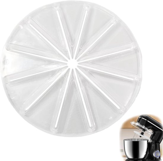 Robuuste spatbescherming voor mixer, praktische accessoires voor keukenmachines, ideaal voor koken en bakken, kookgereedschap met duurzame structuur