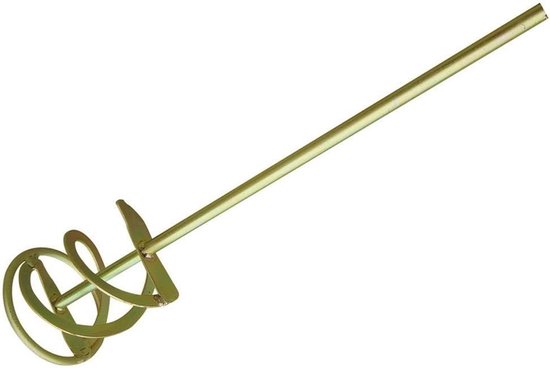 Roerderstaaf - Mixer accessoire - Verf mengen - Duurzame staalconstructie - 61cm lengte - Zilverkleurig van Merkloos