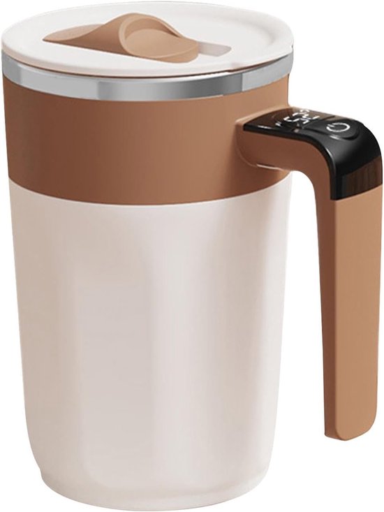 roermok Elektrische mengbeker | 400 ml elektrische automatische mengbeker | roestvrijstalen automatische roerbeker, draagbare elektrische hoge snelheid mengbeker voor koffie, melk van KagoLing