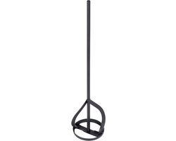 Roeropzet - Mengkegel Mengstaaf - Verf Mengen - Gepoedercoat Staal - 85 x 400 mm - Zwart