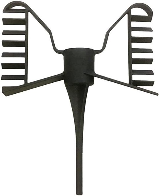 Roeropzetstuk Keukenmachine - Garde Roerinzetstuk - Romige Gerechten Maken - Vaatwasserbestendig - 150x121x25 mm - Grijs van Merkloos