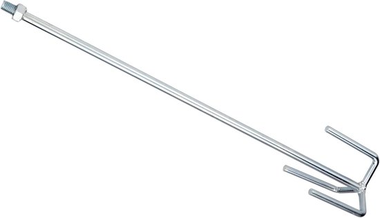 Roerstaaf K7 - Mengstaaf Gips - Zelfnivellerend Mortel Mengen - Metrische Koppeling M14 - Ø 120 mm - Metaal
