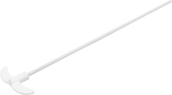 Roerstaaf Laboratorium - Mengstaafje Chemisch - Veilig Mengen - Chemisch Bestendig - 50 cm Lengte - Wit