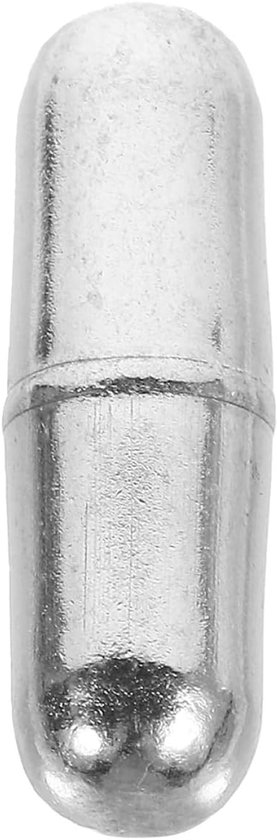 Roerstaaf Magnetisch - Stirrer Bar Mixstaafje - Vloeistoffen Mengen - Roestvrij Staal Constructie - 6x22mm - Zilver