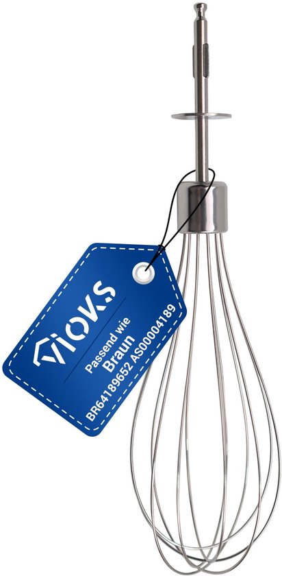 Roerstaaf mixer opzetstuk 190 x 50 mm vervanging voor BR64189652 staaf