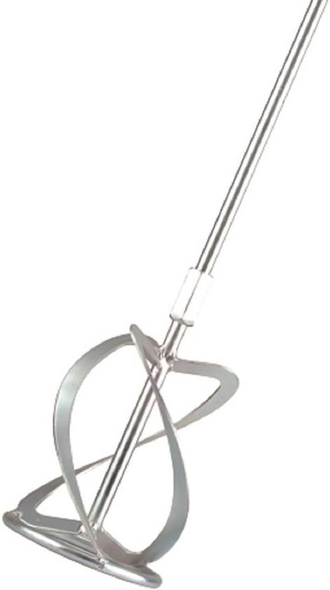 Roerstaaf - Mortelmixer - Mortel Mengen - Spiraalvormig Ontwerp - 140 x 590 mm - Grijs
