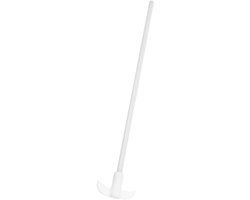 Roerstaaf PTFE - Mengstaaf Scheikunde - Laboratorium Mengen - Glad Oppervlak - 25 cm - Wit