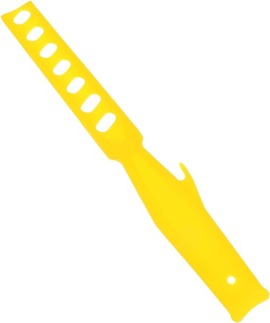 Roerstaaf Verf - Mengstok Verfspullen - Verf Mengen - Herbruikbaar Plastic - 20.5 cm - Geel