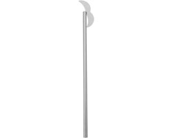 Roerstaafjes Roestvrij Staal - Wijnroerder Drankmixer - Dranken Mengen - Stevig Duurzaam Ontwerp - 26 cm Lengte - Zilver