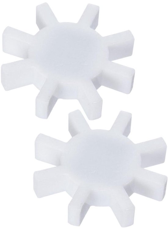 Roerstaafjes Set - Magnetische Mengstaafjes - Vloeistoffen Mengen - PTFE Materiaal - 4 cm - Wit