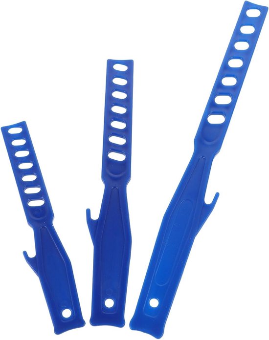 Roerstaafjes voor Verf - Mengstaven Plastic - Verf Mengen - Krasbestendig Ontwerp - 3 Stuks - Blauw
