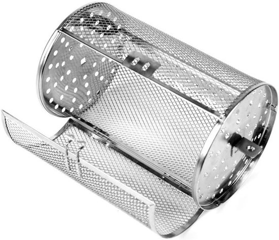 Roestvrijstalen BBQ Grill Mand voor Groenten, Aardappelen en Noten - Ideaal voor Grillen en Roosteren