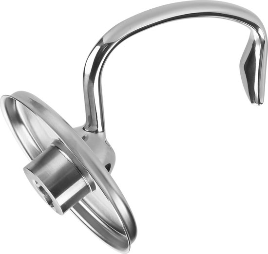 Roestvrijstalen Deeghaak K45DH voor KitchenAid 4,5-5 Quart Tilt-Head Stand Mixers Artisan & Classic Series van MMOBIEL - Vervangende Broodhaak - Mengaccessoire Vervanging – Vaatwasmachinebestendig van MMOBIEL