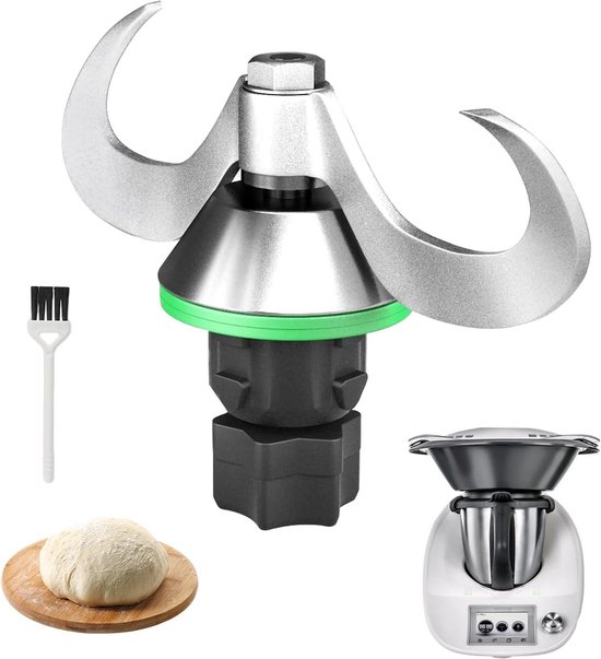 Roestvrijstalen Deegmes en Borstel Set voor Keukenmachine TM6/TM5 Reserveonderdeel van Thermomix