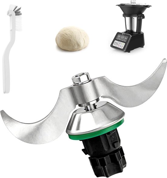 Roestvrijstalen deegmixer voor Bimby TM5 TM6 TM7, eenvoudig te reinigen en laat geen deegresten achter, ideaal voor bakken en koken