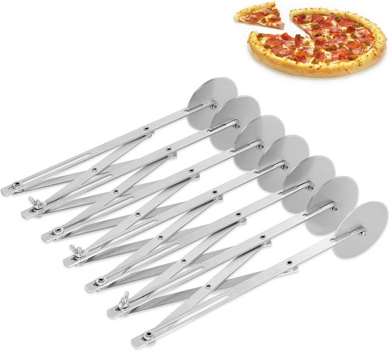 Roestvrijstalen deegsnijder wiel - Opvouwbare pizzasnijder - Pastawielsnijder van Benegoods