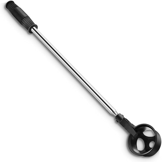 Roestvrijstalen golfbal-retriever telescopisch voor water, 78 inch uitschuifbare golfbalgrijper met vergrendelingsschep, golfbalplukker bovengereedschap accessoires voor golfer, vrouwen,