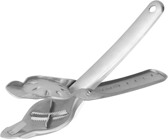 Roestvrijstalen Kastanjeknipper met Antislip Handvat voor Kastanjes, Pecannoten en Amandelen - Duurzaam en Efficiënt Gereedschap voor Notenliefhebbers van Merkloos