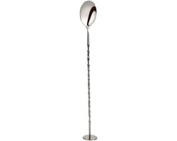 Roestvrijstalen lepel - Barlepel menglepel - Dranken mixen - Voedselveilig roestvrij staal - 30 cm - Zilver