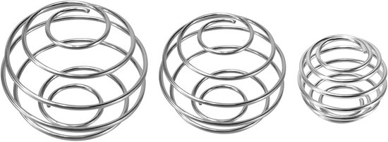 Roestvrijstalen mengballen voor eiwitdranken - 3 stuks, perfect voor smoothies en shakes