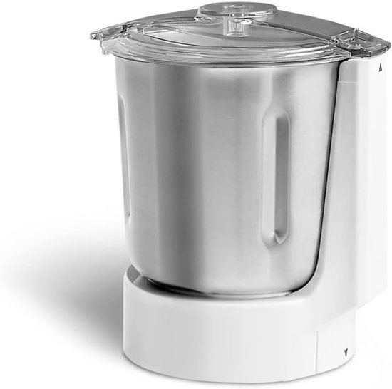 Roestvrijstalen Mengbeker - Mixer Kom - Romige Leernutten Maken - Vaatwasmachinebestendig - 750 ml Inhoud - Zilver
