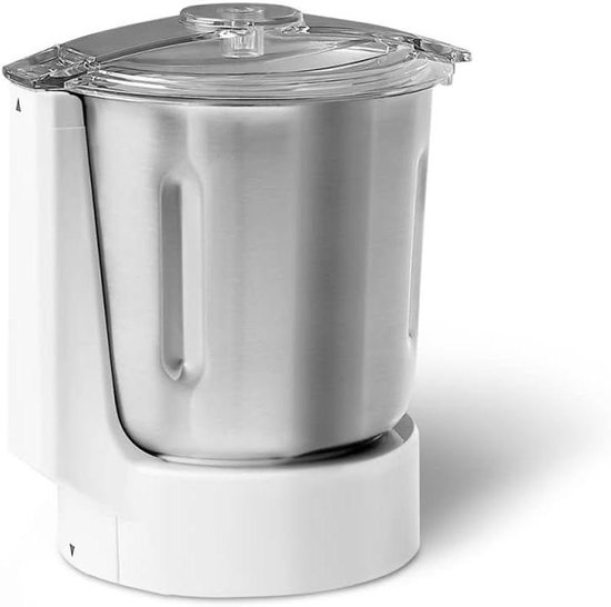 Roestvrijstalen Mengbeker - Mixer Kom - Romige Levensmiddelen Maken - Vaatwasmachinebestendig Deksel - 750 ml Inhoud - Zilver