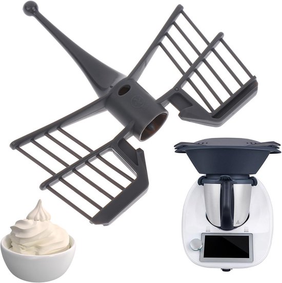 Roestvrijstalen Menghulp voor Keukenmachines, Accessoires voor Koken, Vervangonderdelen voor Mixers en Foodprocessors, Geschikt voor TM5, TM6 en TM31 van Merkloos