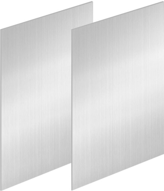 Roestvrijstalen plaat 30 x 15 cm 0,5 mm - Sterke en duurzame metalen plaat voor reparaties en creatieve projecten